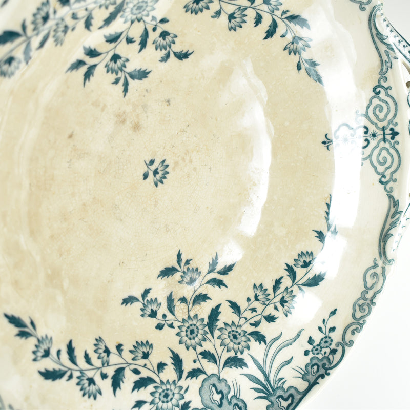 Antique Compotier Sarreguemines Moscou