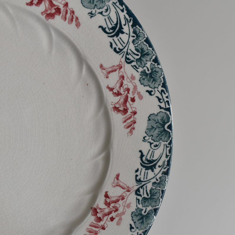 Antique Pedestal Plate Lonwy Carmen