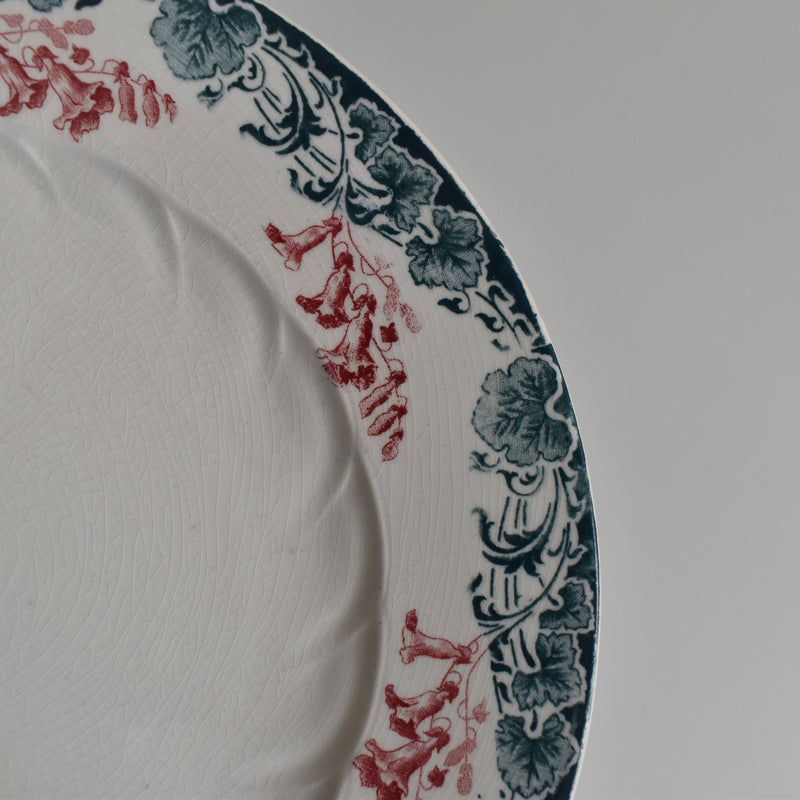 Antique Pedestal Plate Lonwy Carmen