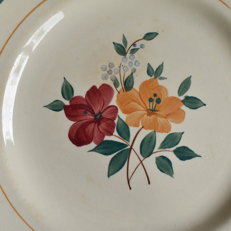 Vintage plate, Saint-Amand / Moulin des Loups, Mariette B