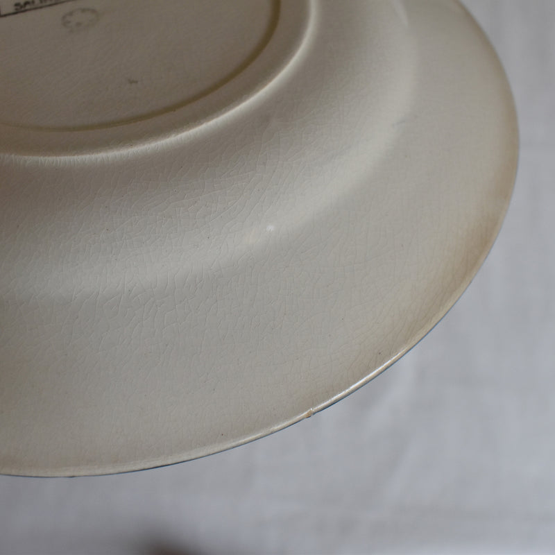 Antique Dessert Plate Salins Musset D