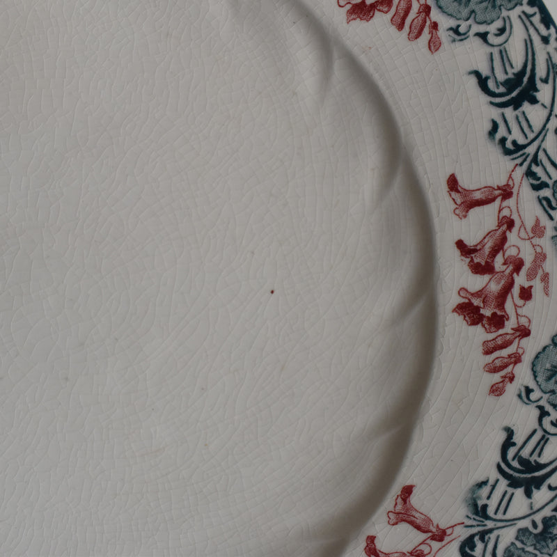Antique Pedestal Plate Lonwy Carmen