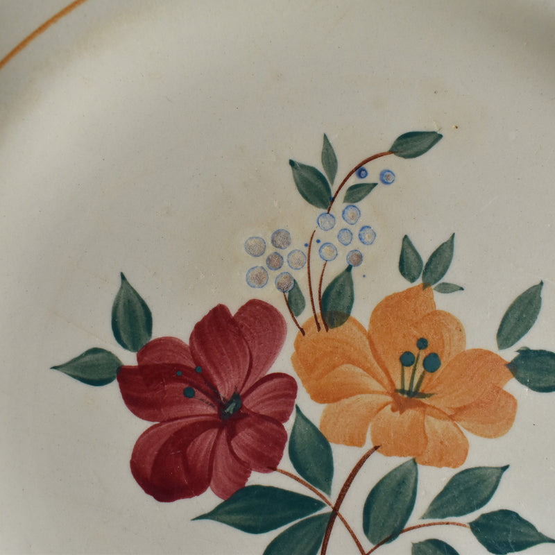 Vintage plate, Saint-Amand / Moulin des Loups, Mariette B