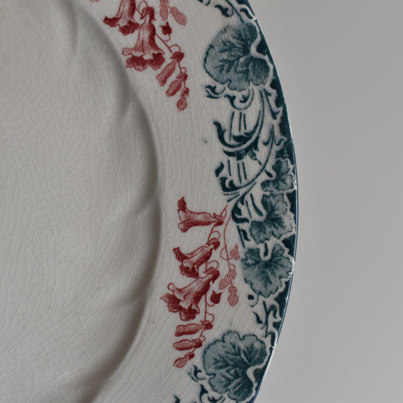 Antique Pedestal Plate Lonwy Carmen