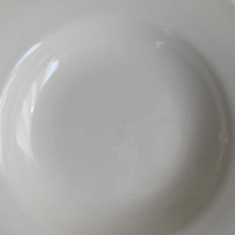 Vintage Deep Plate Digoin & Sarreguemines White C