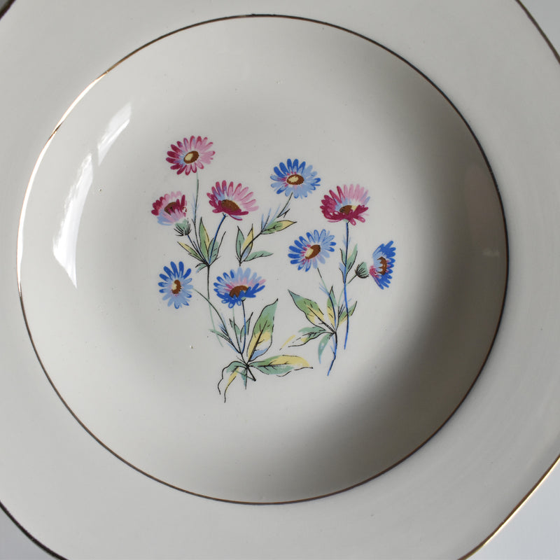 Vintage Deep Plate Digoin & Sarreguemines Christine F