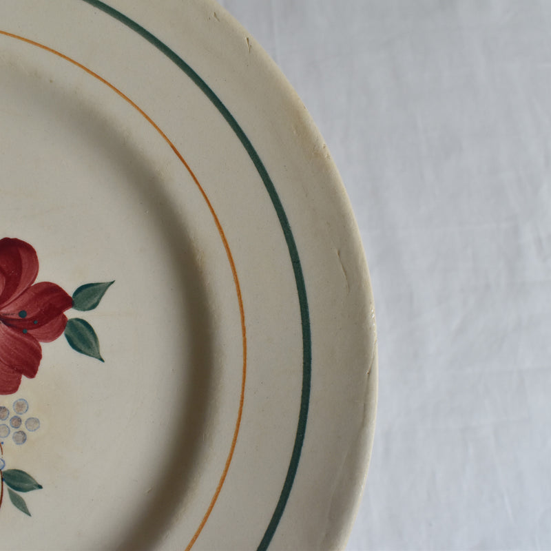Vintage plate, Saint-Amand / Moulin des Loups, Mariette B