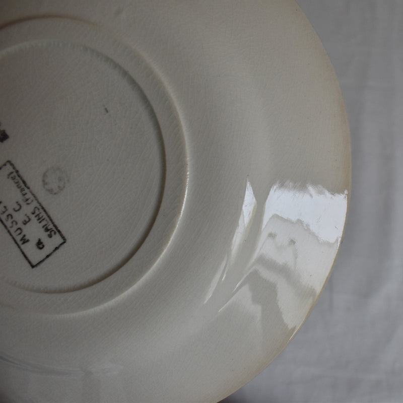 Antique Dessert Plate Salins Musset D