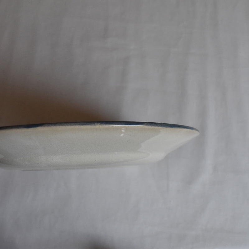 Antique Dessert Plate Salins Musset D