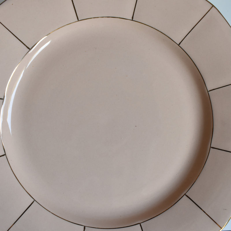 Vintage Plate, Digoin & Sarreguemines 9147 Rose A