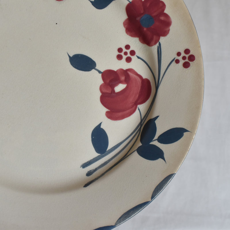 Antique Dessert Plate Salins Musset D