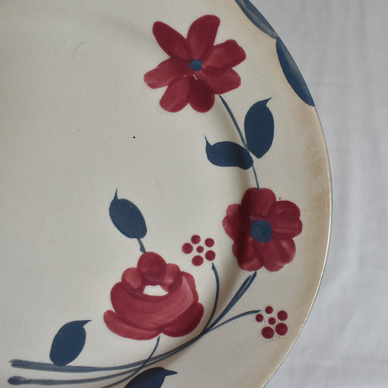 Antique Dessert Plate Salins Musset D