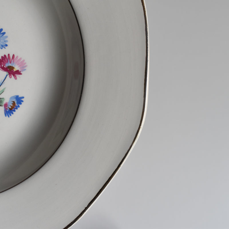 Vintage Deep Plate Digoin & Sarreguemines Christine F