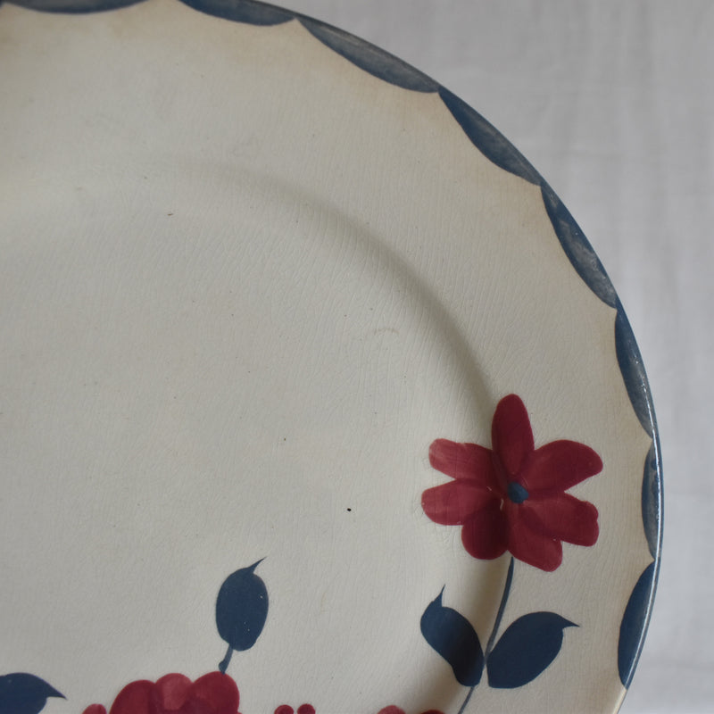 Antique Dessert Plate Salins Musset D