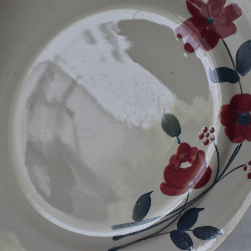 Antique Dessert Plate Salins Musset D