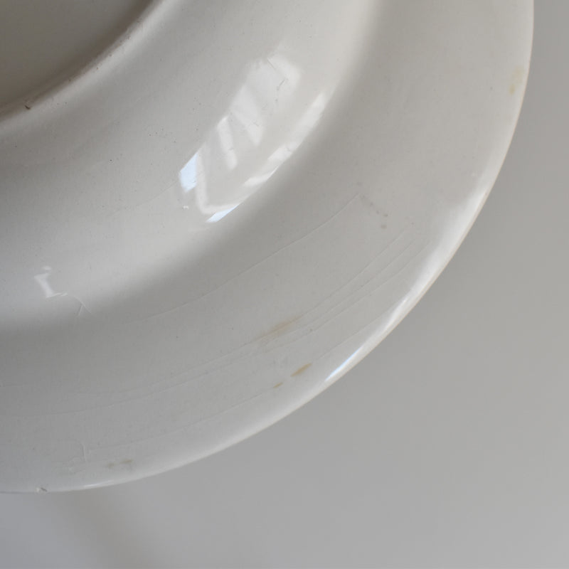 Vintage Deep Plate, Digoin & Sarreguemines, White D