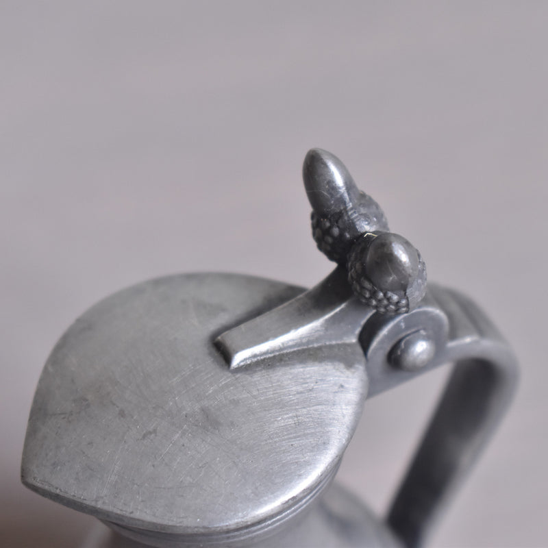 Pewter Mini Jug, Acorn B