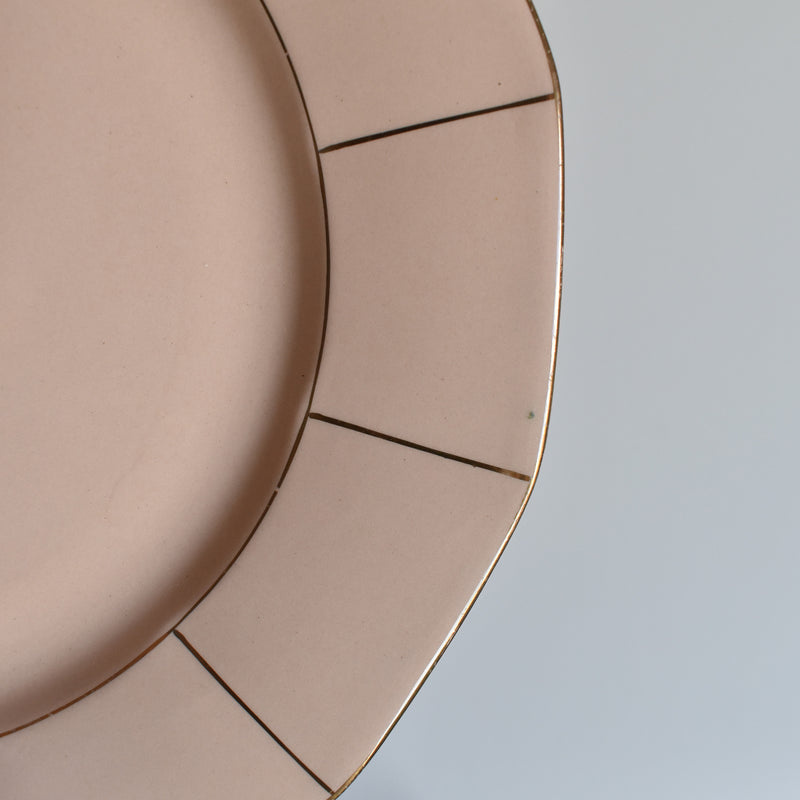 Vintage Plate, Digoin & Sarreguemines 9147 Rose A