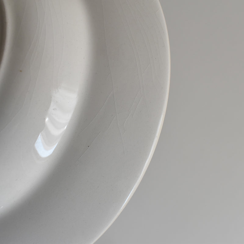 Vintage Deep Plate, Digoin & Sarreguemines, White D