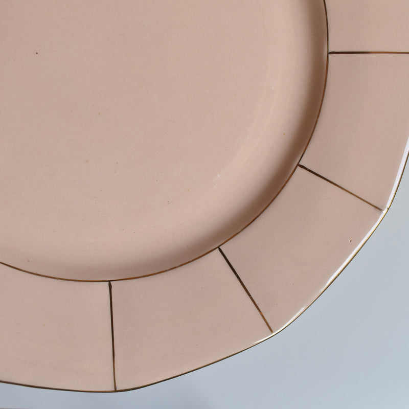Vintage Plate, Digoin & Sarreguemines 9147 Rose A