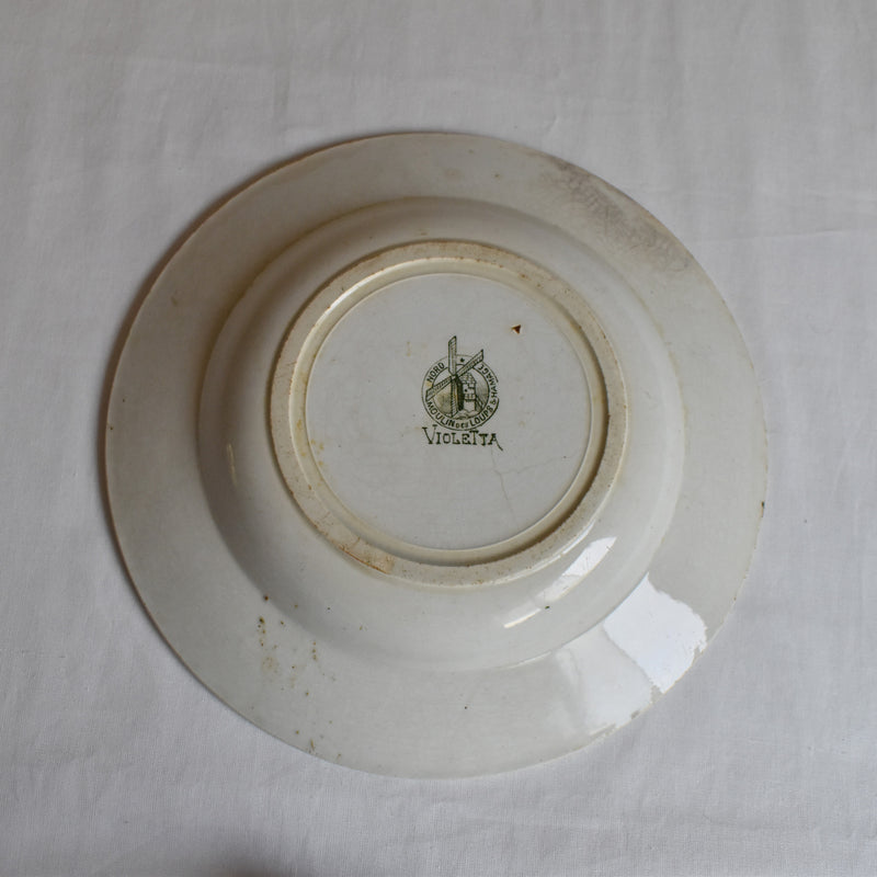 ヴィンテージ深皿 サンタマン ムランデルー Violetta