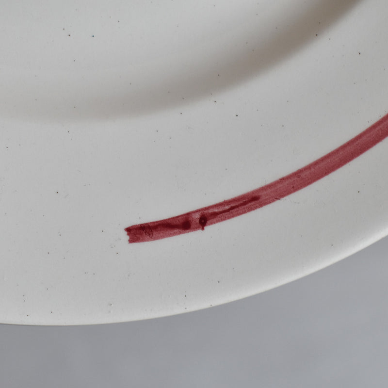 Vintage Plate: Moulin des Loups Fleur Rouge A