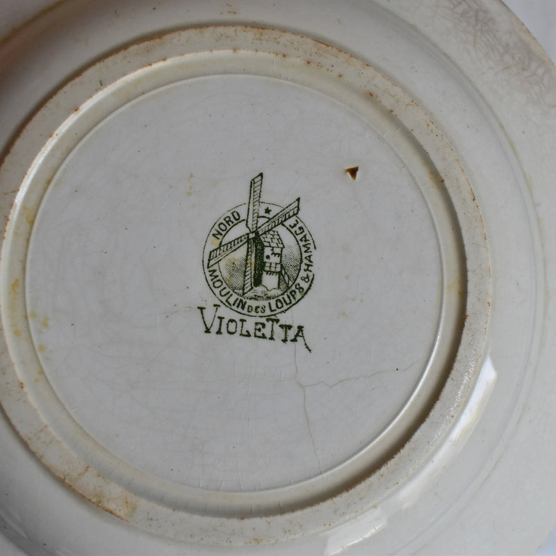 ヴィンテージ深皿 サンタマン ムランデルー Violetta