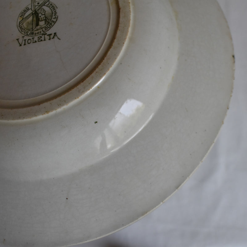 ヴィンテージ深皿 サンタマン ムランデルー Violetta