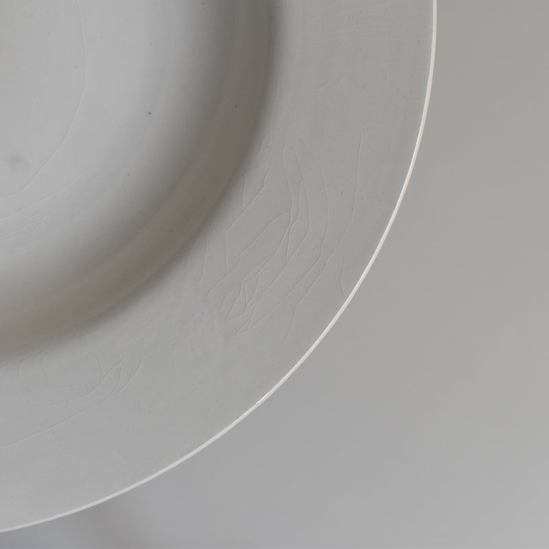 Vintage Deep Plate, Digoin & Sarreguemines, White D