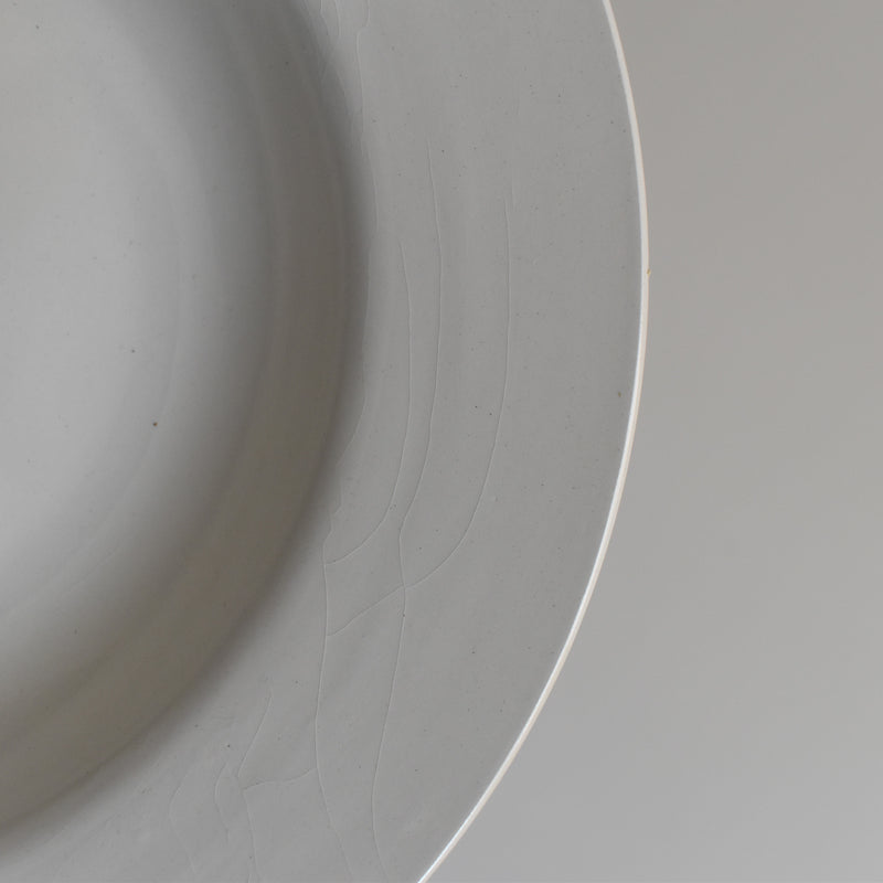Vintage Deep Plate, Digoin & Sarreguemines, White D