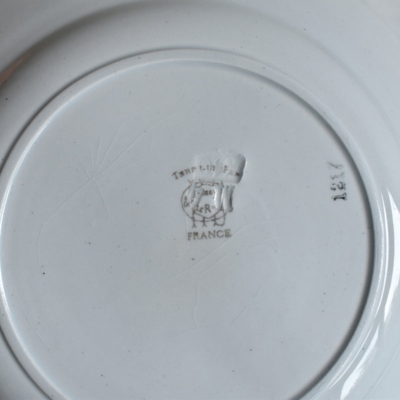 Antique Plate HBC (Choisy-le-Roi)