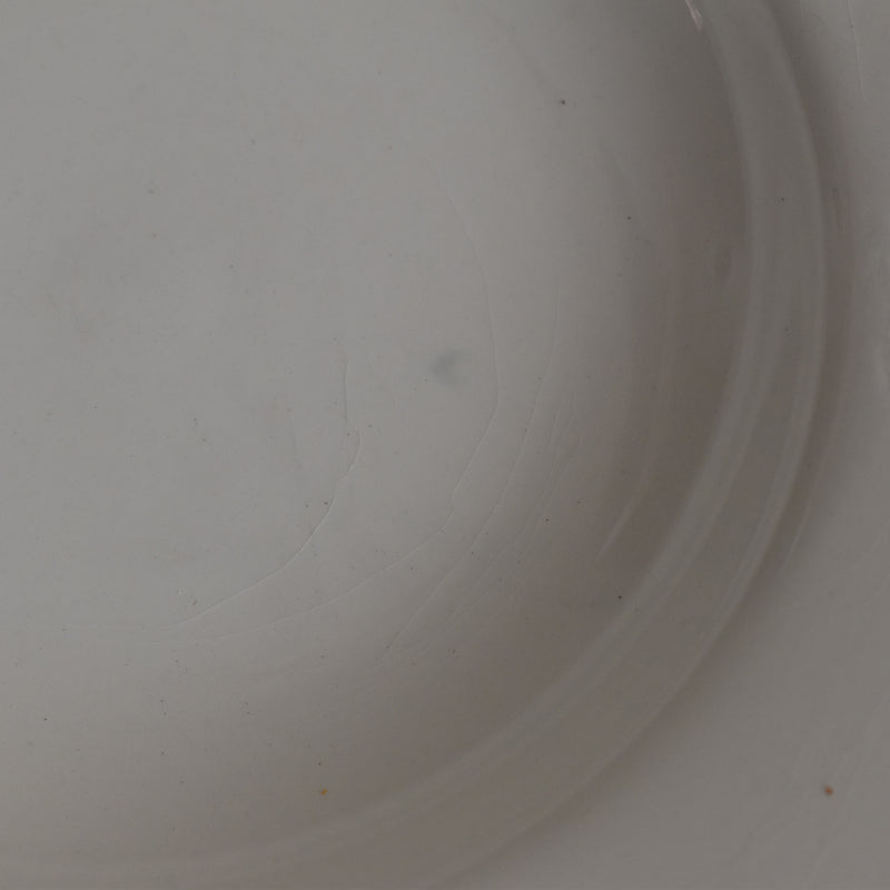 Vintage Deep Plate, Digoin & Sarreguemines, White D