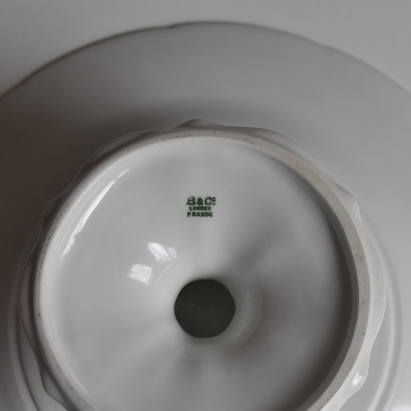 Vintage Footed Plate B&Cie Limoges (Bernardaud)