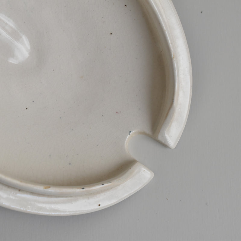 Antique sauce boat, Longwy, Carmen