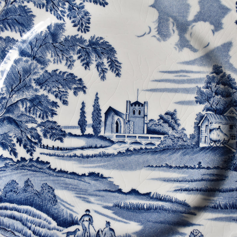 Vintage Dessert Plate, Lunéville, English Style F