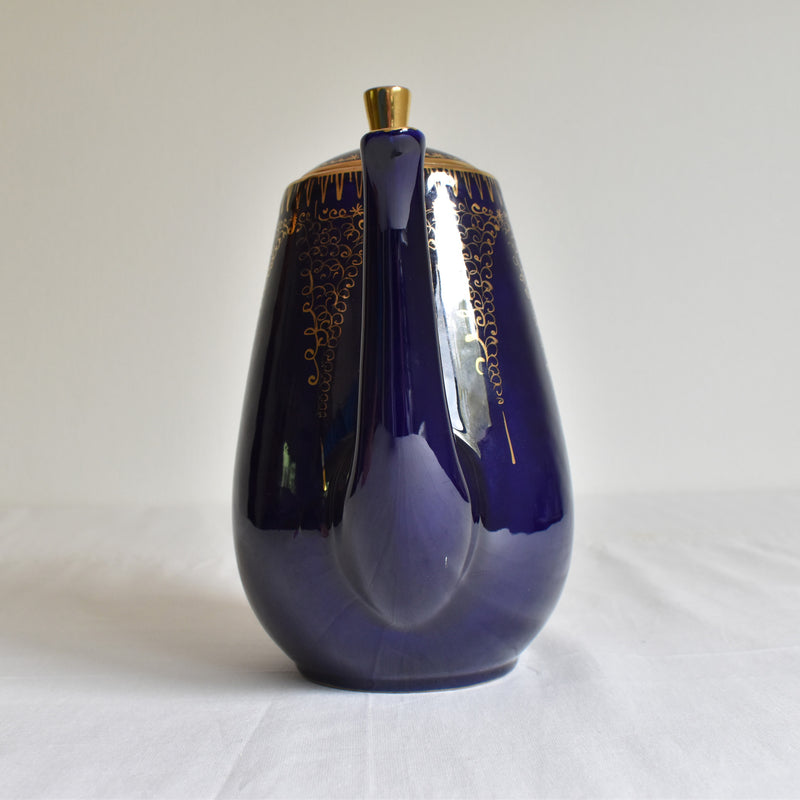 ア.ドラサンヴァル A.Dressinval コーヒーポット ダークブルー A