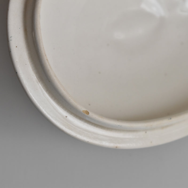 Antique sauce boat, Longwy, Carmen
