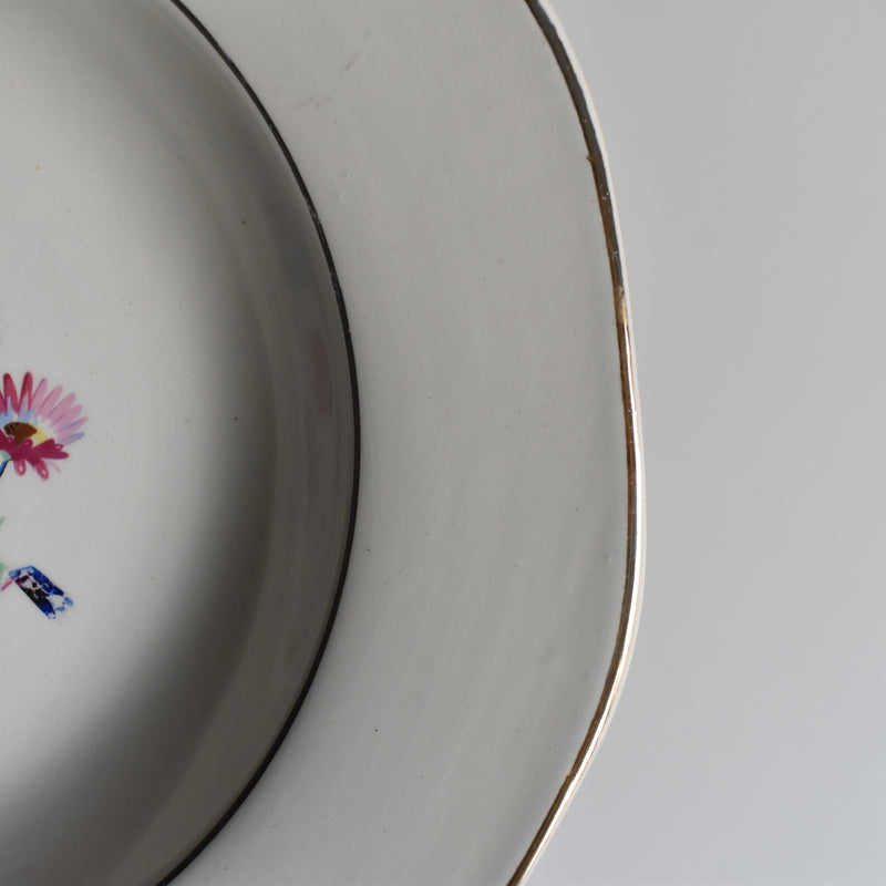 Vintage Deep Plate, Digoin & Sarreguemines, Christine G