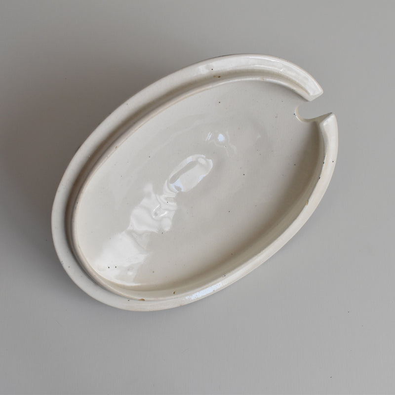 Antique sauce boat, Longwy, Carmen