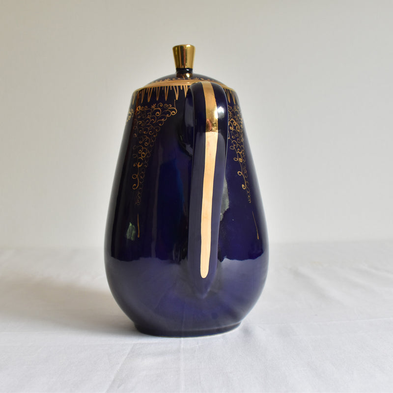 ア.ドラサンヴァル A.Dressinval コーヒーポット ダークブルー A