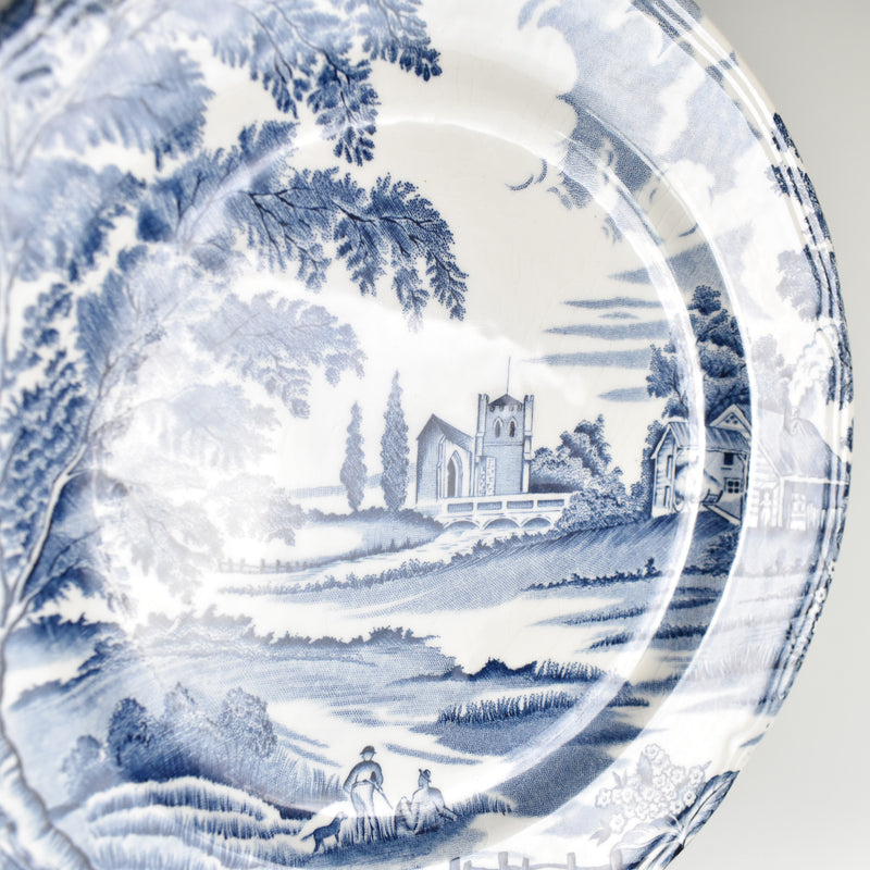 Vintage Dessert Plate, Lunéville, English Style F