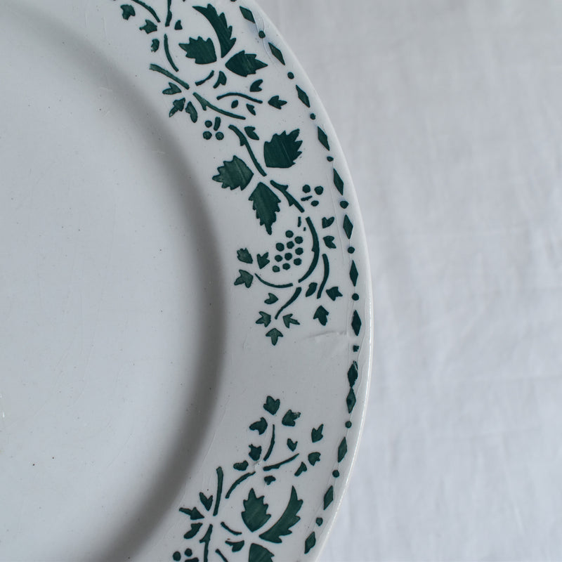 Antique Plate HBC (Choisy-le-Roi)