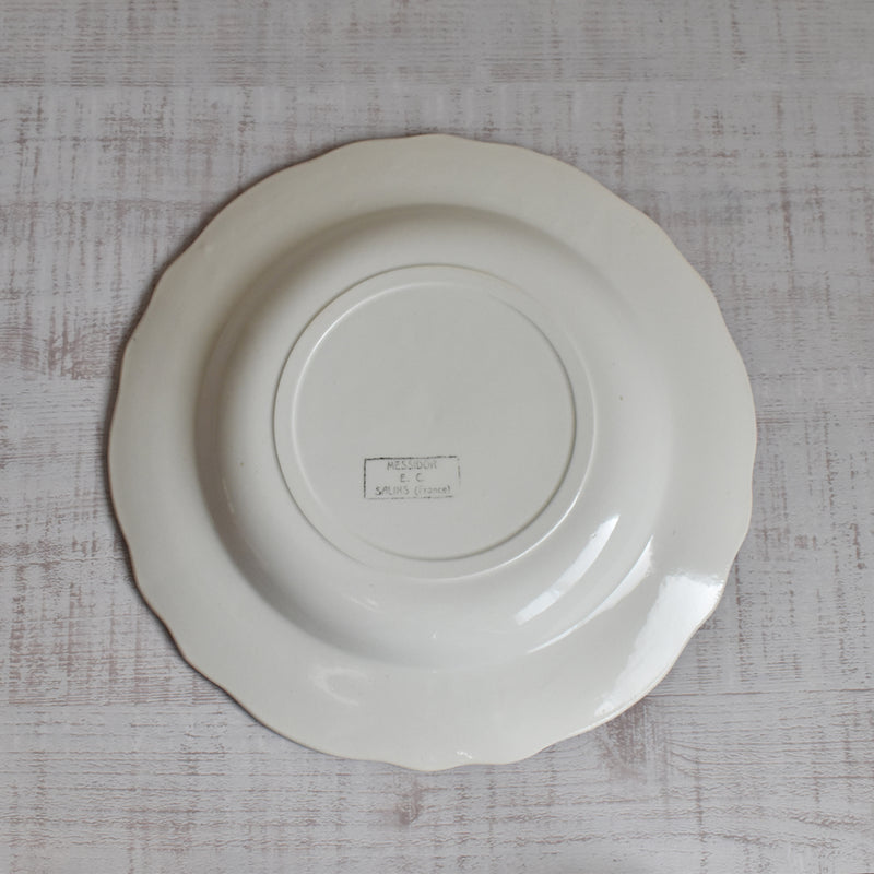 Vintage Deep Plate, Saran, Messidor C