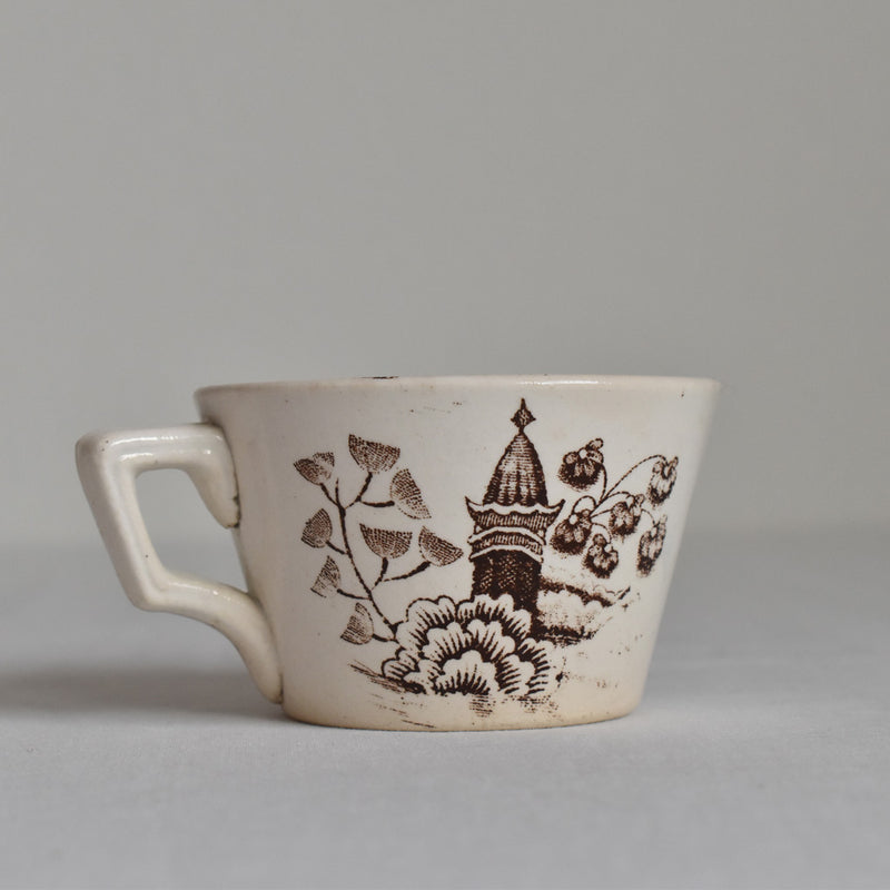 Antique Coffee Cup Badonviller Tokio
