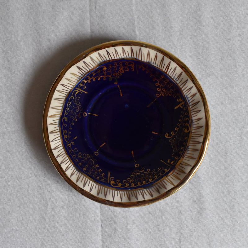 Zika コーヒーカップ＆ソーサー ダークブルー A