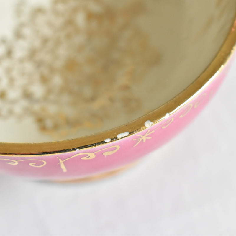 ア.ドラサンヴァル A.Dressinval コーヒーカップ＆ソーサー ピンク