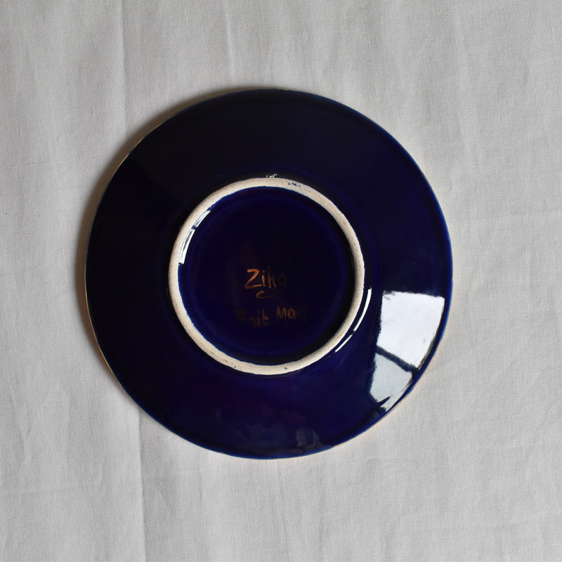 Zika コーヒーカップ＆ソーサー ダークブルー A