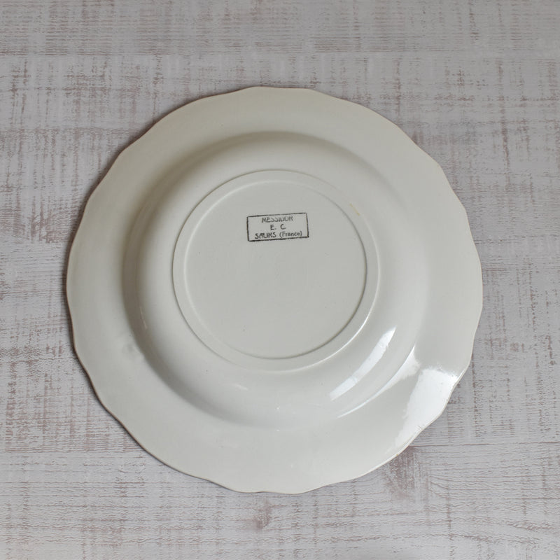 Vintage deep plate, Saran, Messidor F