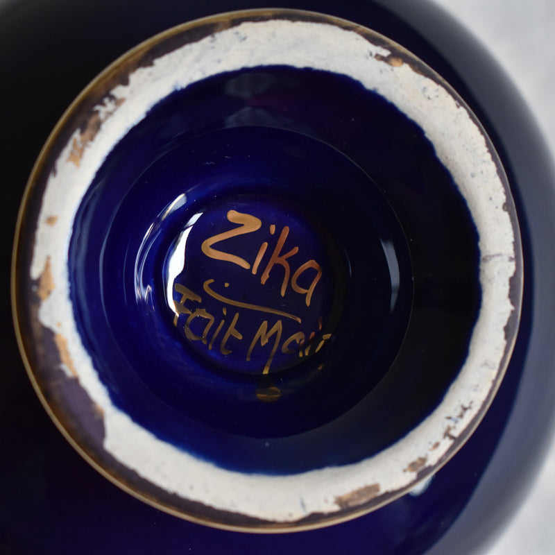 Zika コーヒーカップ＆ソーサー ダークブルー A