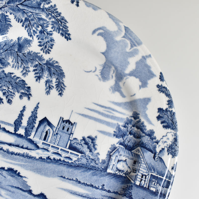 Vintage Dessert Plate, Lunéville, English Style A